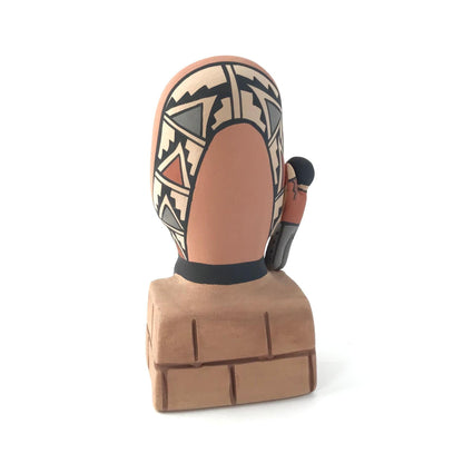 Chrislyn Fragua Sitting Storyteller with Four Children-Indian Pueblo Store