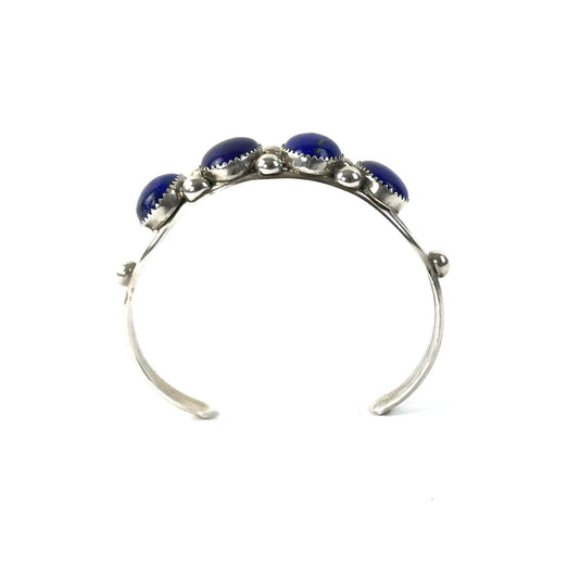 Nelson Morgan Lapis 4 Stone Bracelet-Indian Pueblo Store