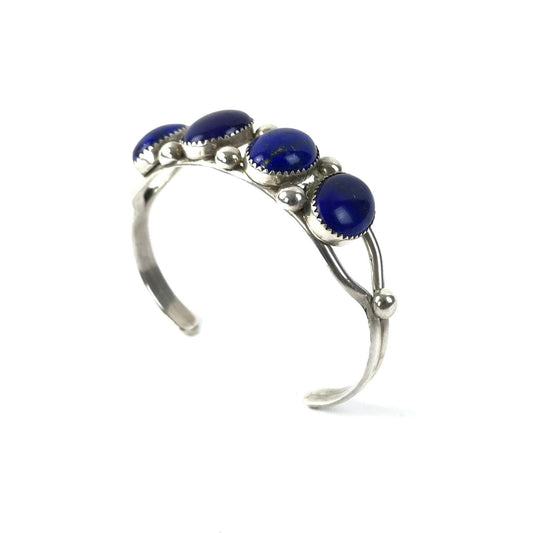 Nelson Morgan Lapis 4 Stone Bracelet-Indian Pueblo Store
