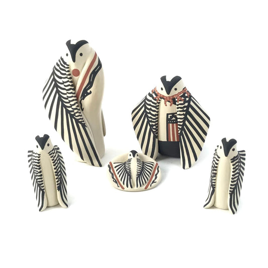 Jemez Owl (5 pc) Nativity-Indian Pueblo Store