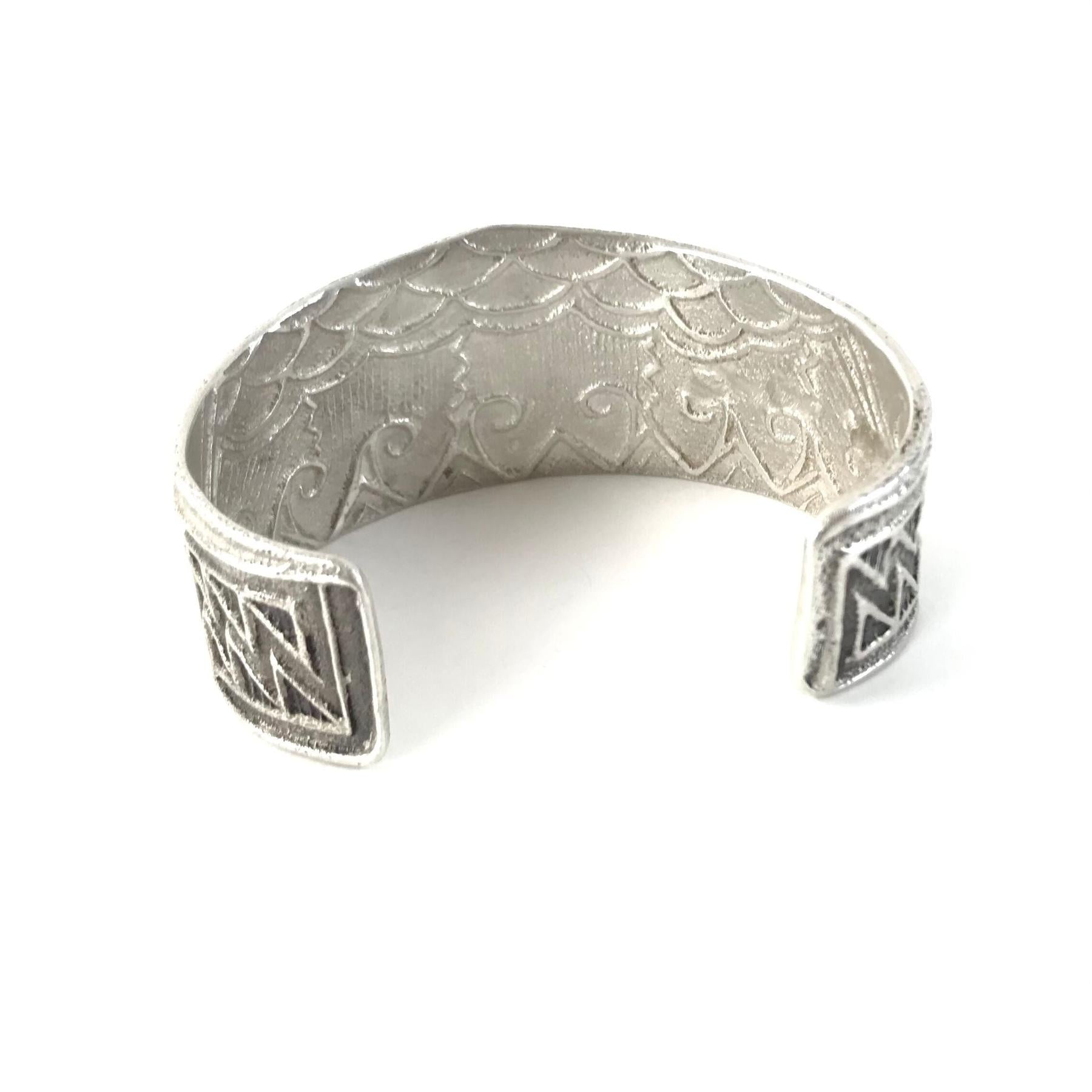 Matthew Lovato Tufa Cast Apple Coral Bracelet-Indian Pueblo Store