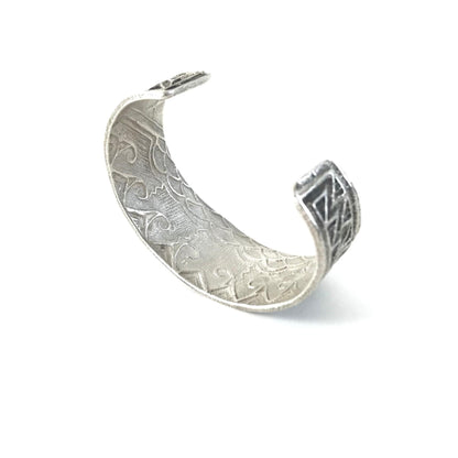 Matthew Lovato Tufa Cast Apple Coral Bracelet-Indian Pueblo Store