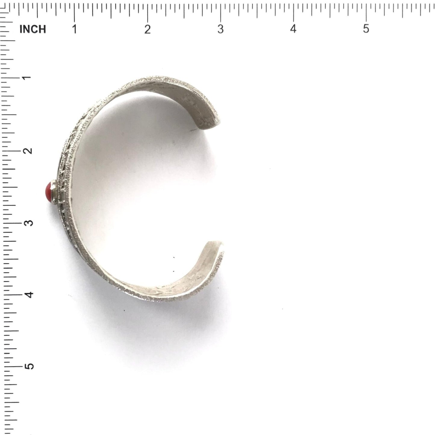 Matthew Lovato Tufa Cast Apple Coral Bracelet-Indian Pueblo Store