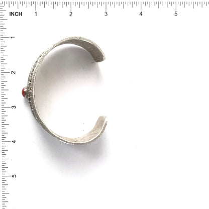 Matthew Lovato Tufa Cast Apple Coral Bracelet-Indian Pueblo Store