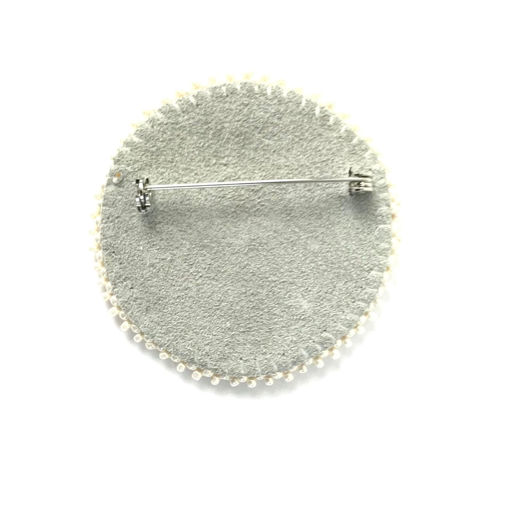 Jeanette Atencio Beaded Wedding Basket Pin-Indian Pueblo Store