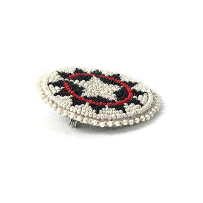 Jeanette Atencio Beaded Wedding Basket Pin-Indian Pueblo Store