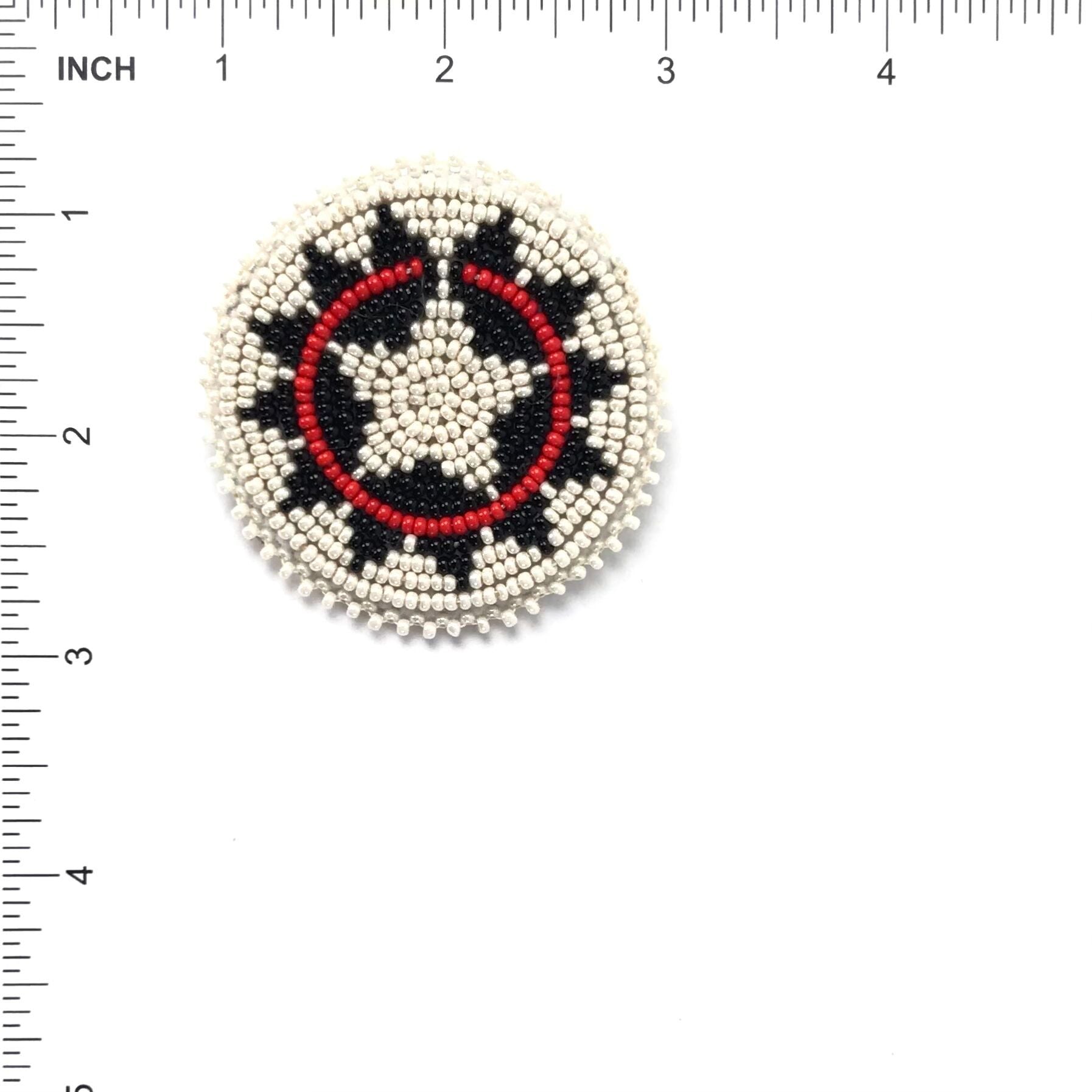 Jeanette Atencio Beaded Wedding Basket Pin-Indian Pueblo Store