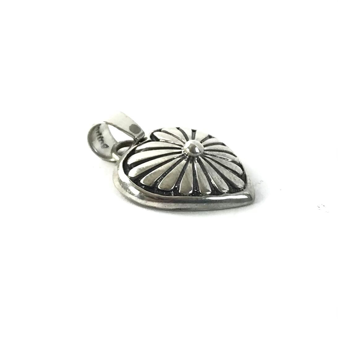 Elouise Kee Sterling Silver Heart Pendant-Indian Pueblo Store