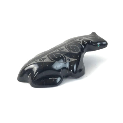Garrick Acque Marble Badger Fetish-Indian Pueblo Store