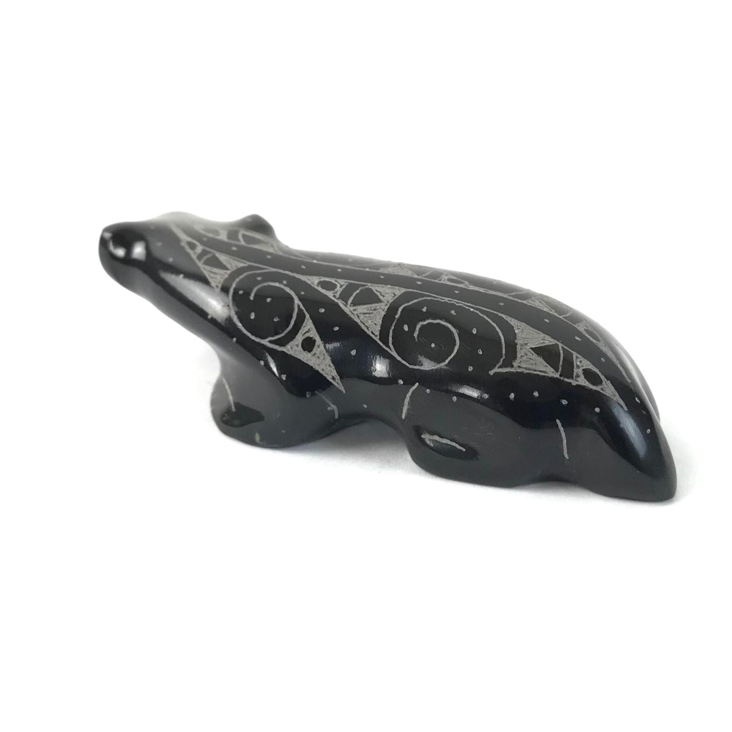 Garrick Acque Marble Badger Fetish-Indian Pueblo Store