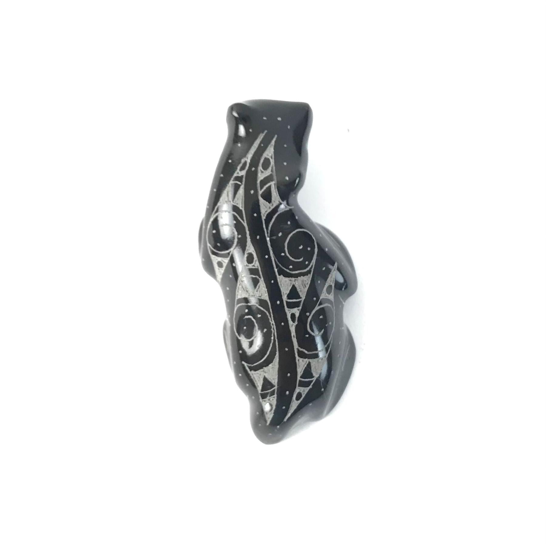 Garrick Acque Marble Badger Fetish-Indian Pueblo Store