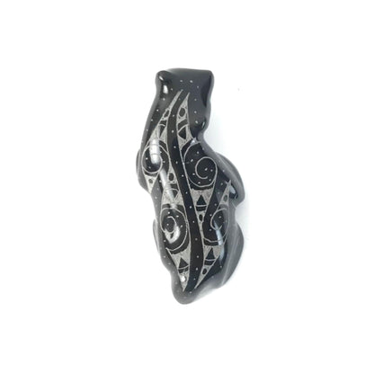 Garrick Acque Marble Badger Fetish-Indian Pueblo Store