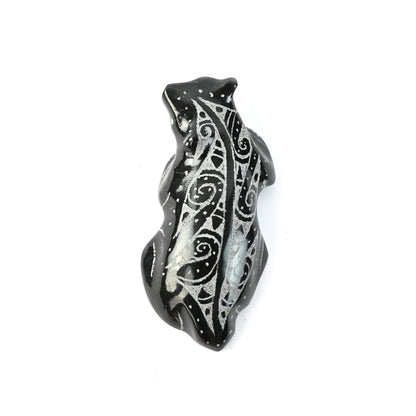 Garrick Acque Marble Badger Fetish-Indian Pueblo Store