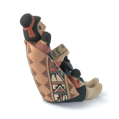 Jmz Hopi Women ST w/2KIds-Dog-Indian Pueblo Store