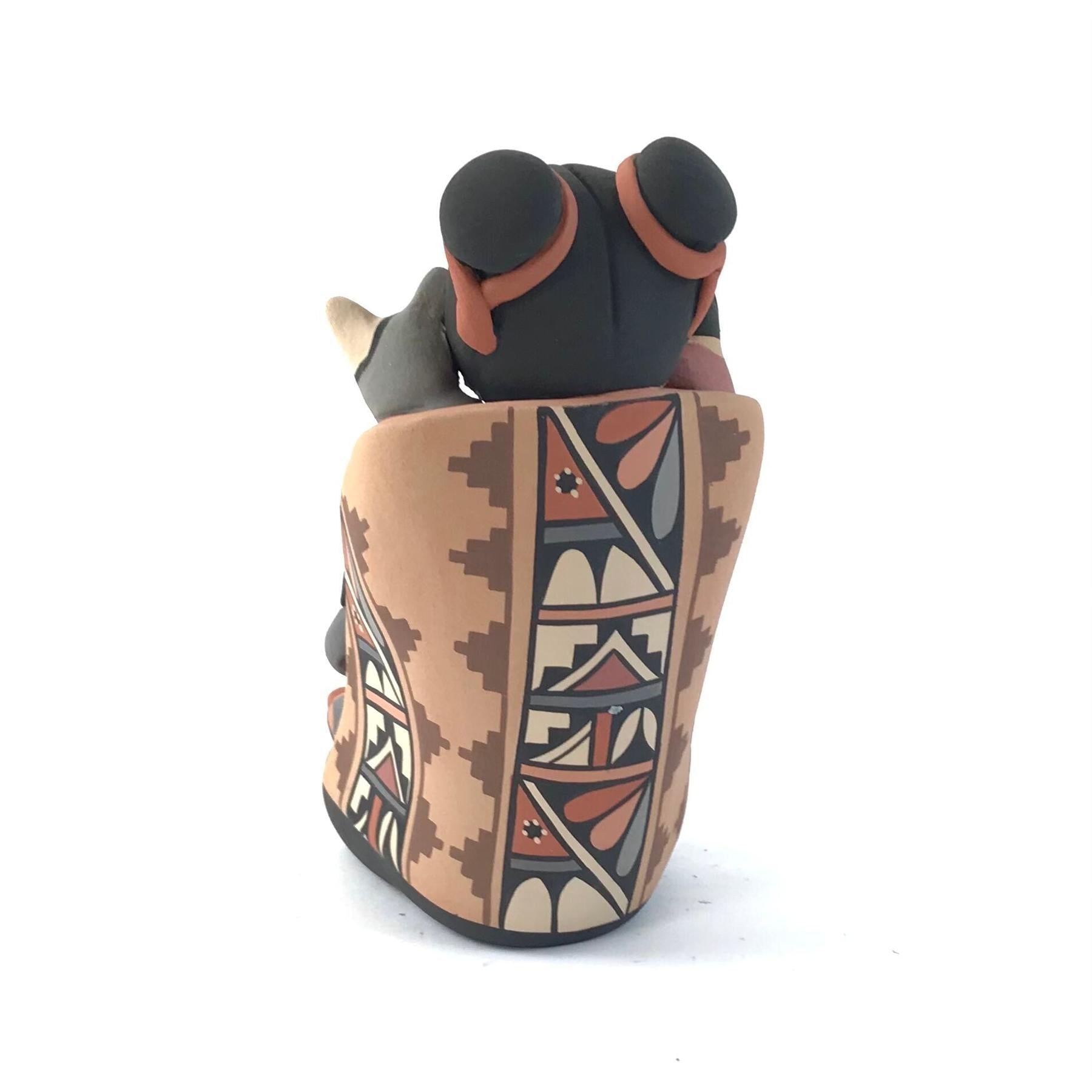 Jmz Hopi Women ST w/2KIds-Dog-Indian Pueblo Store