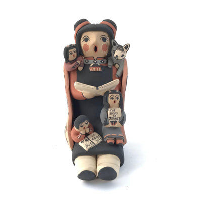 Jmz Hopi Women ST w/2KIds-Dog-Indian Pueblo Store