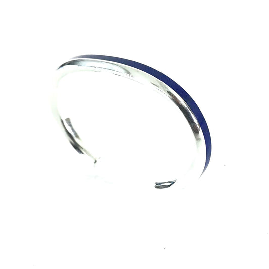 Troy Natachu Sterling Silver Inlay Bracelets-Indian Pueblo Store