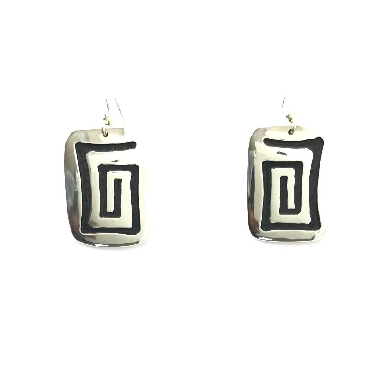 Anderson Koinva Whirlwind Overlay Earrings-Indian Pueblo Store