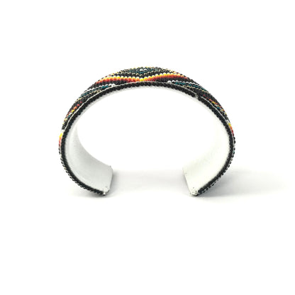 Alvin Shaw Wide Beaded Cuff Bracelet-Indian Pueblo Store