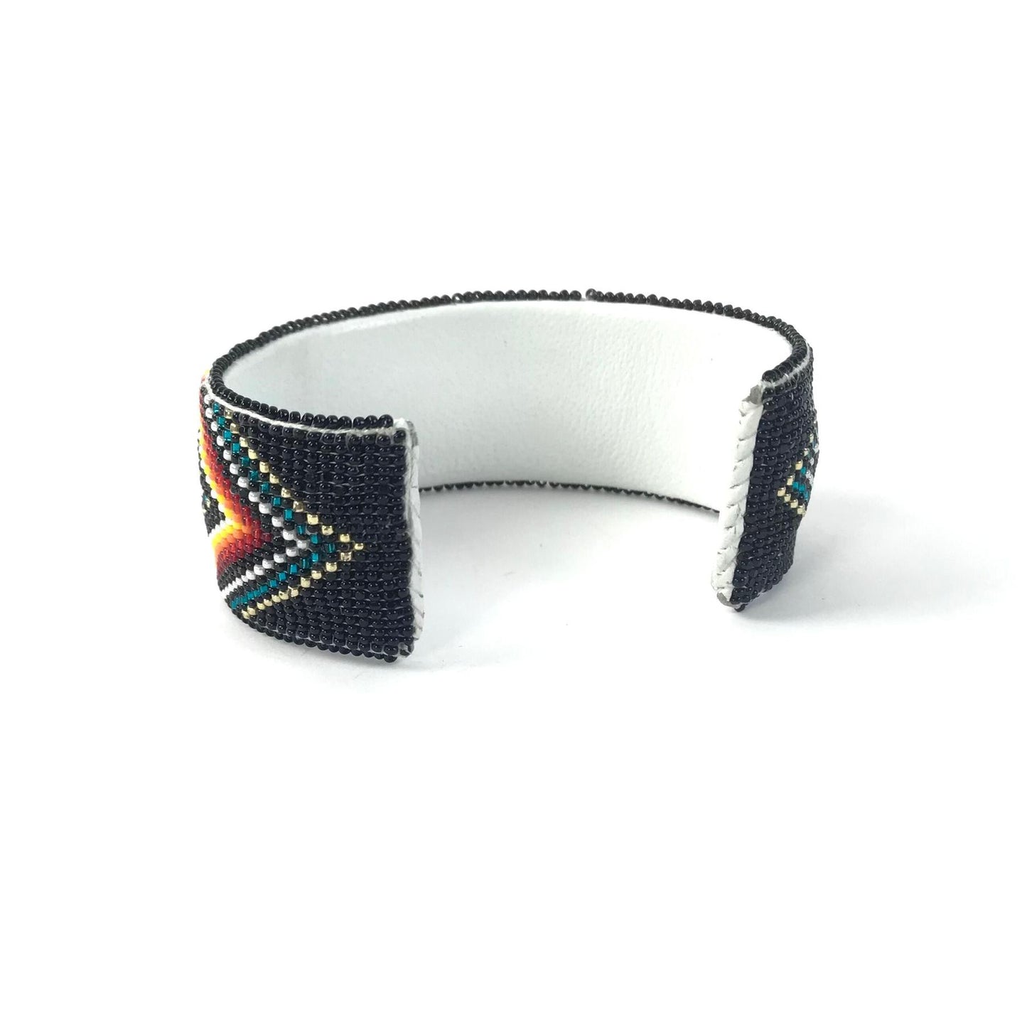 Alvin Shaw Wide Beaded Cuff Bracelet-Indian Pueblo Store