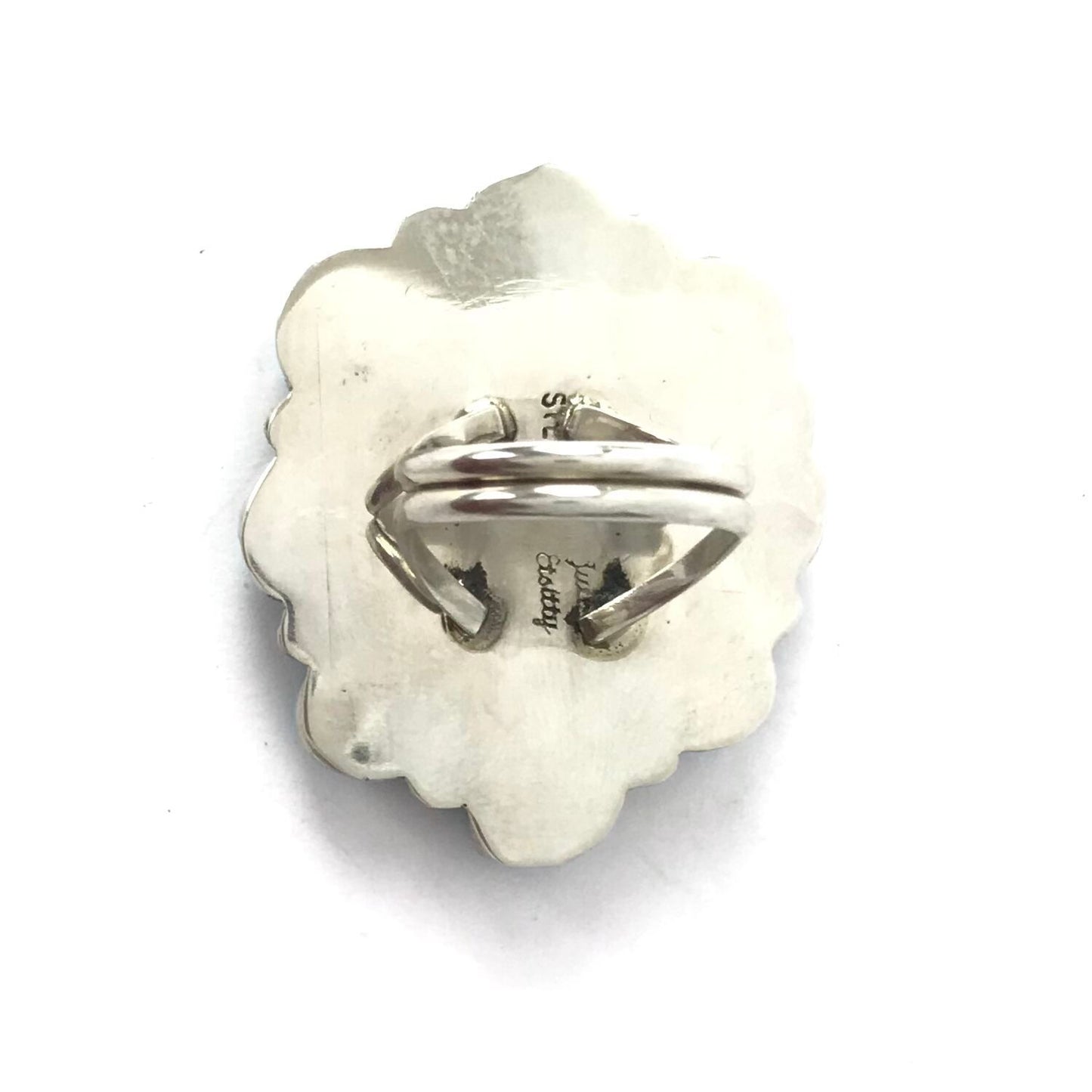Julia Etsitty Turquoise Cluster Ring-Indian Pueblo Store