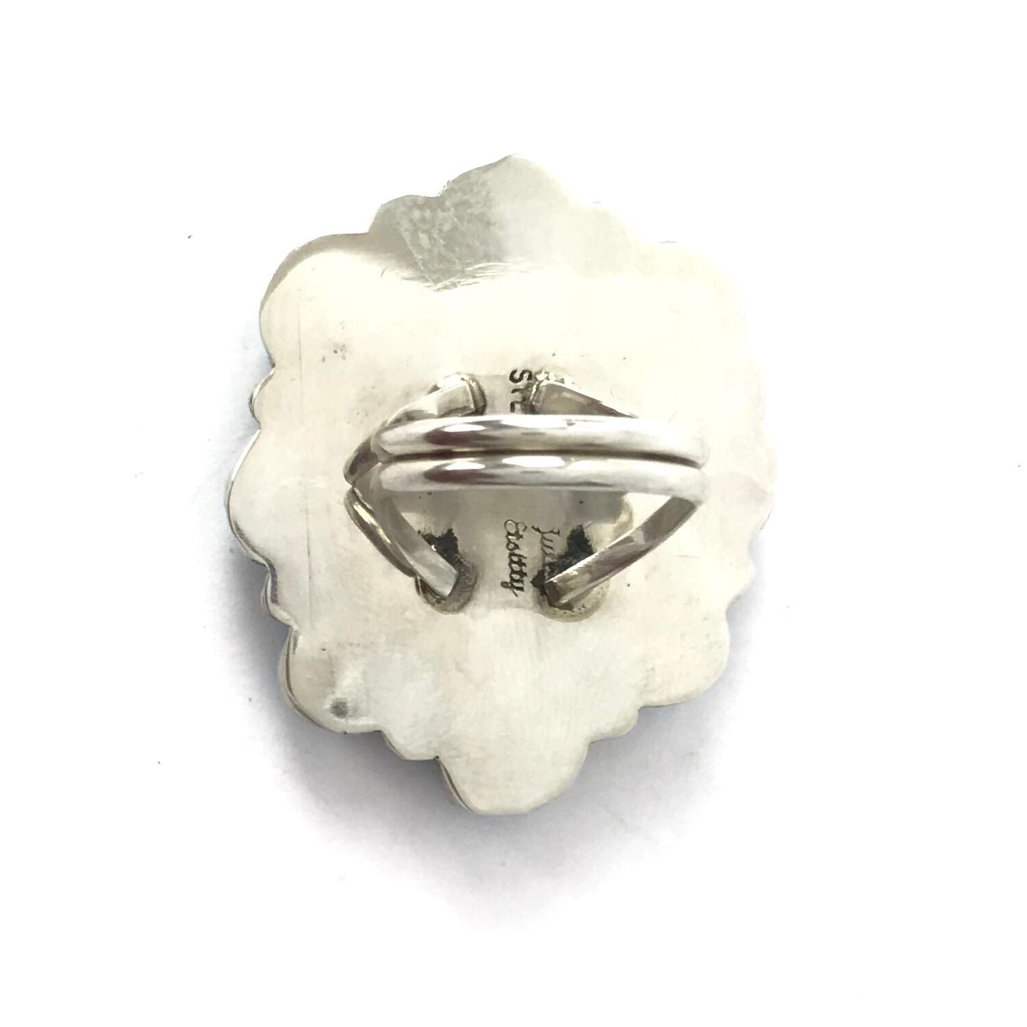 Julia Etsitty Turquoise Cluster Ring-Indian Pueblo Store