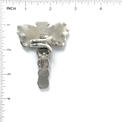 Mary Jane Garcia Purple Spiny Oyster Shell Dragonfly Ring-Indian Pueblo Store