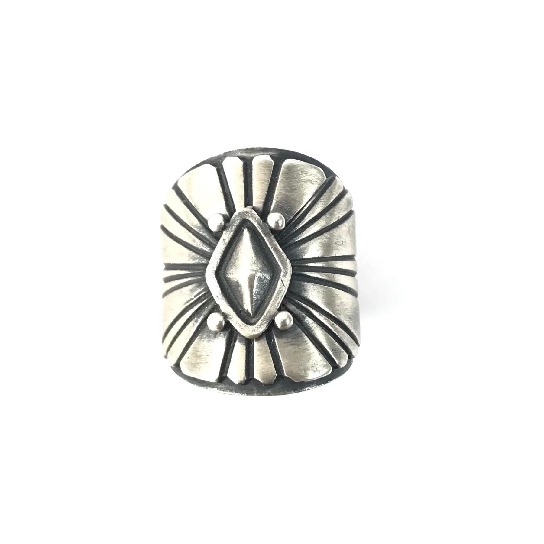 SS Sunburst Cigar Band Ring-Indian Pueblo Store