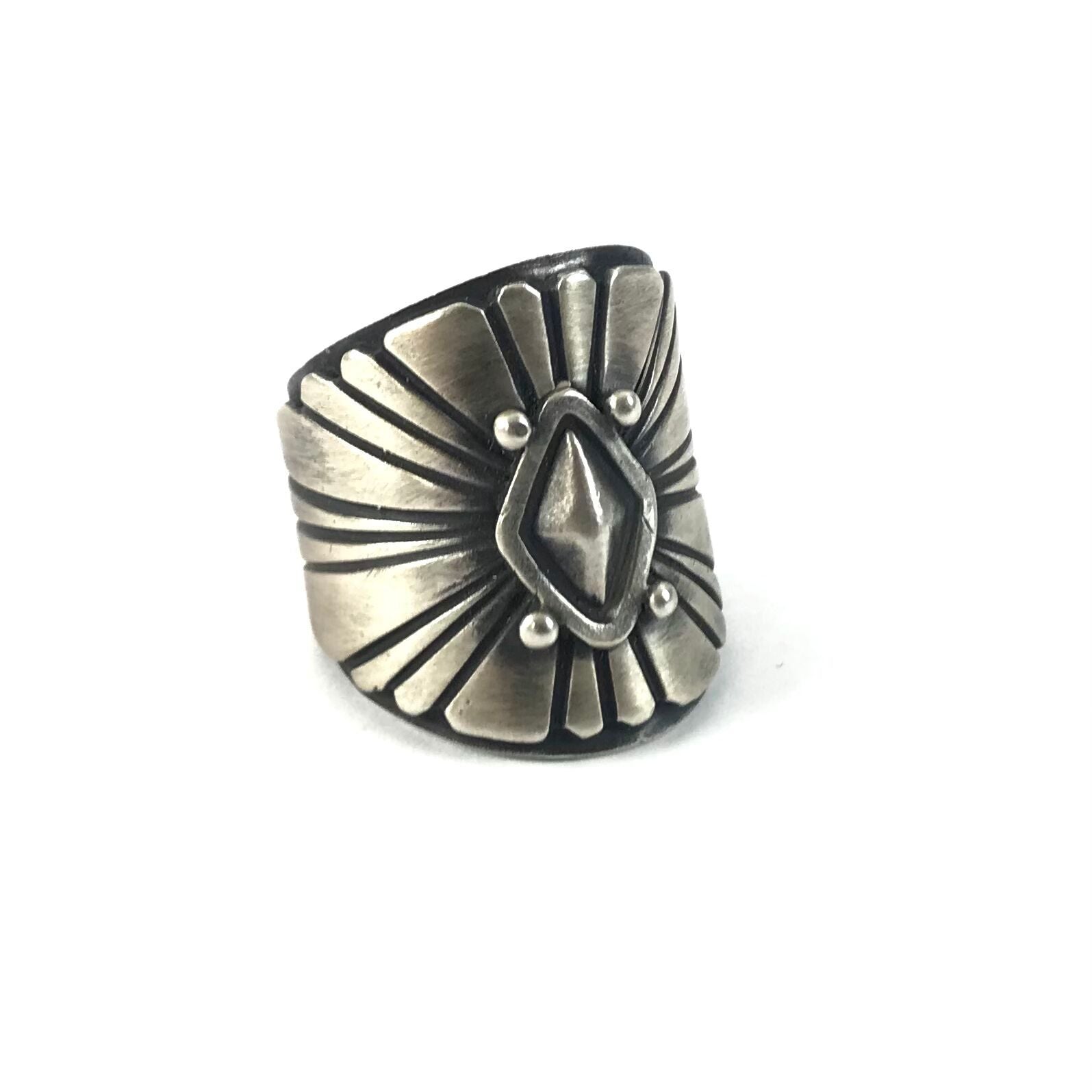 SS Sunburst Cigar Band Ring-Indian Pueblo Store