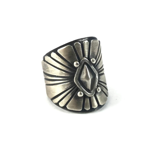 SS Sunburst Cigar Band Ring-Indian Pueblo Store