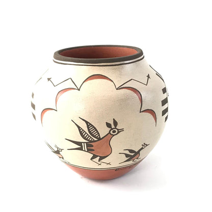 Elizabeth Medina Zia Sun Symbol Bowl-Indian Pueblo Store