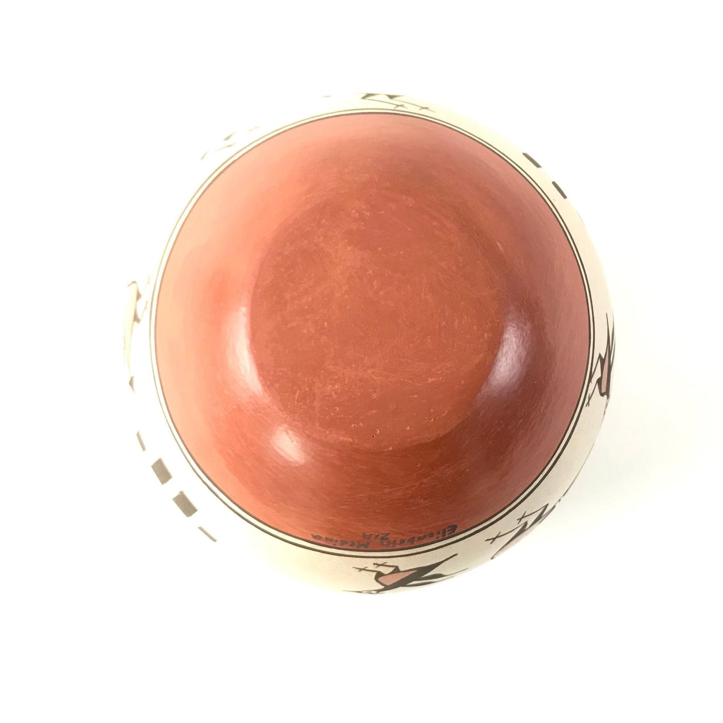 Elizabeth Medina Zia Sun Symbol Bowl-Indian Pueblo Store