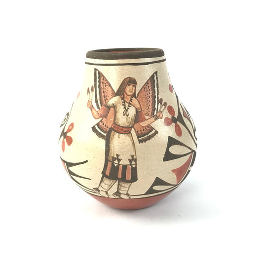 Marcellus and Elizabeth Medina Small Butterfly Dancer Jar-Indian Pueblo Store