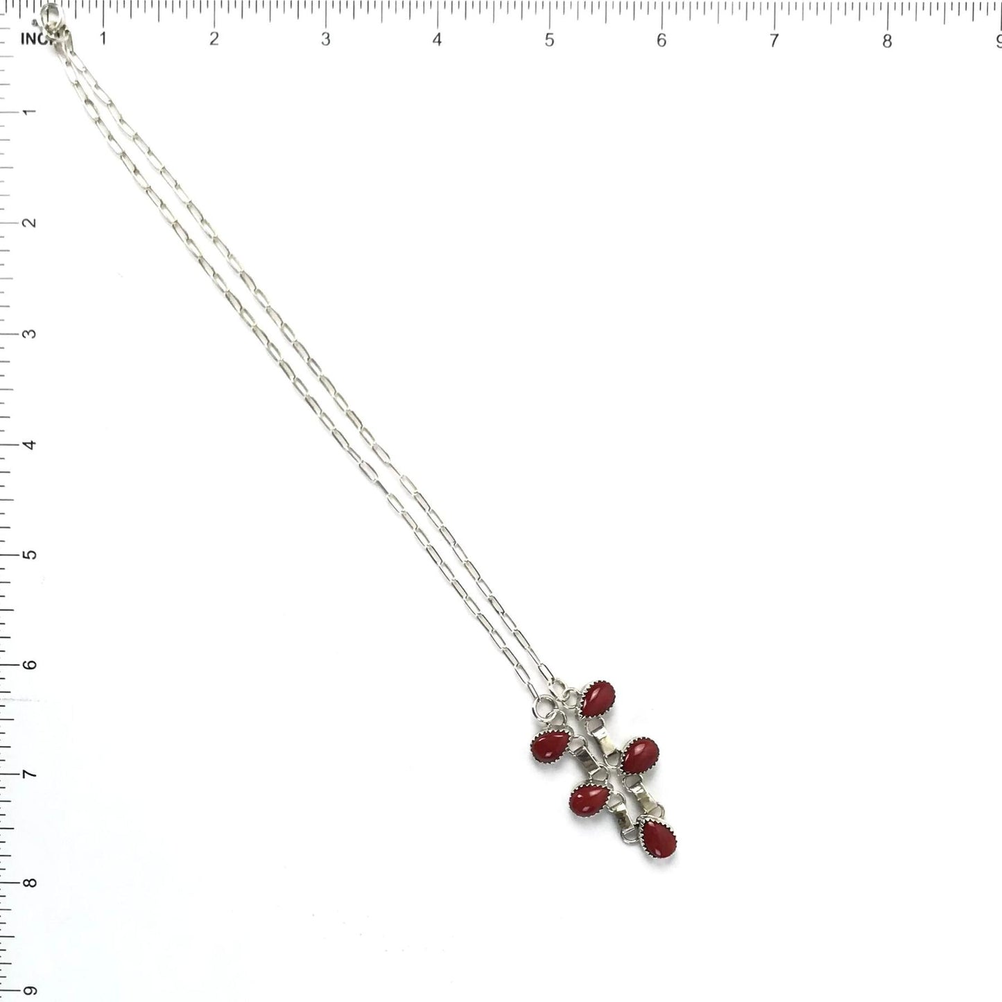 Coral Teardrop Necklace Set-Indian Pueblo Store