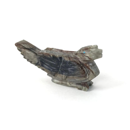 Tony Mackel Picasso Marble Roadrunner Fetish Carving-Indian Pueblo Store