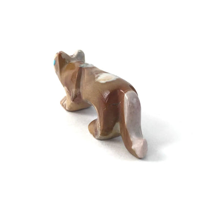 Ron Lunasee Tigilite Mountain Lion Fetish Carving-Indian Pueblo Store