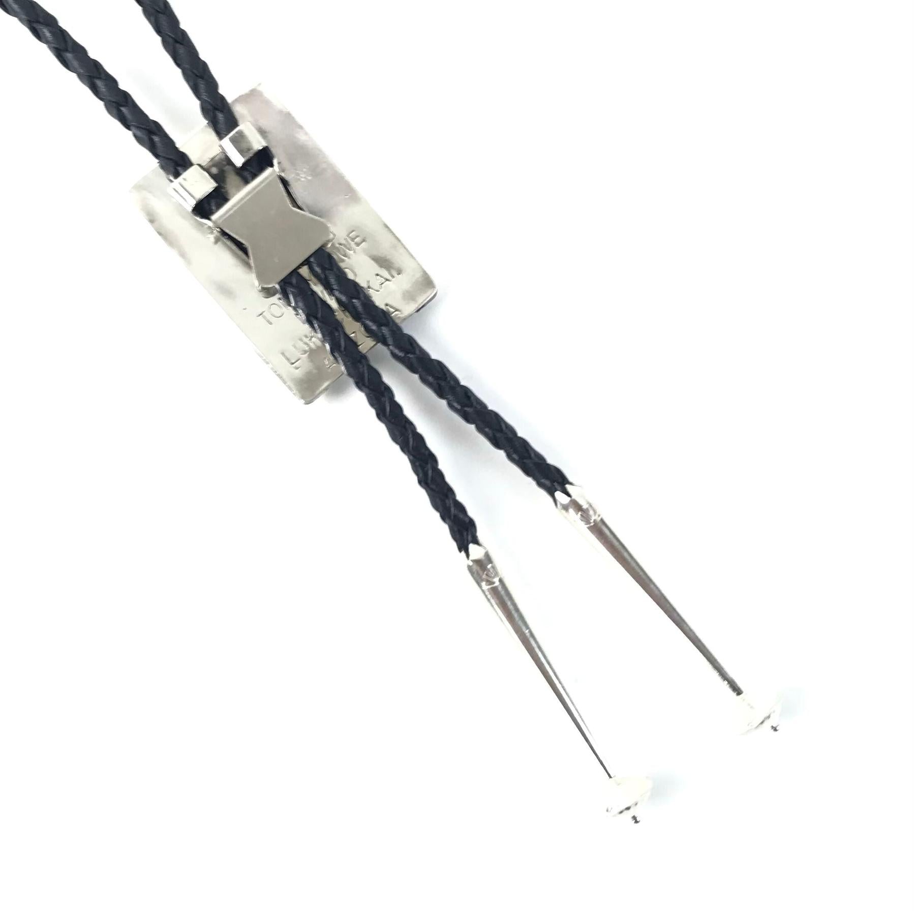 Tommy Lowe Turquoise Tile Bolo Tie-Indian Pueblo Store