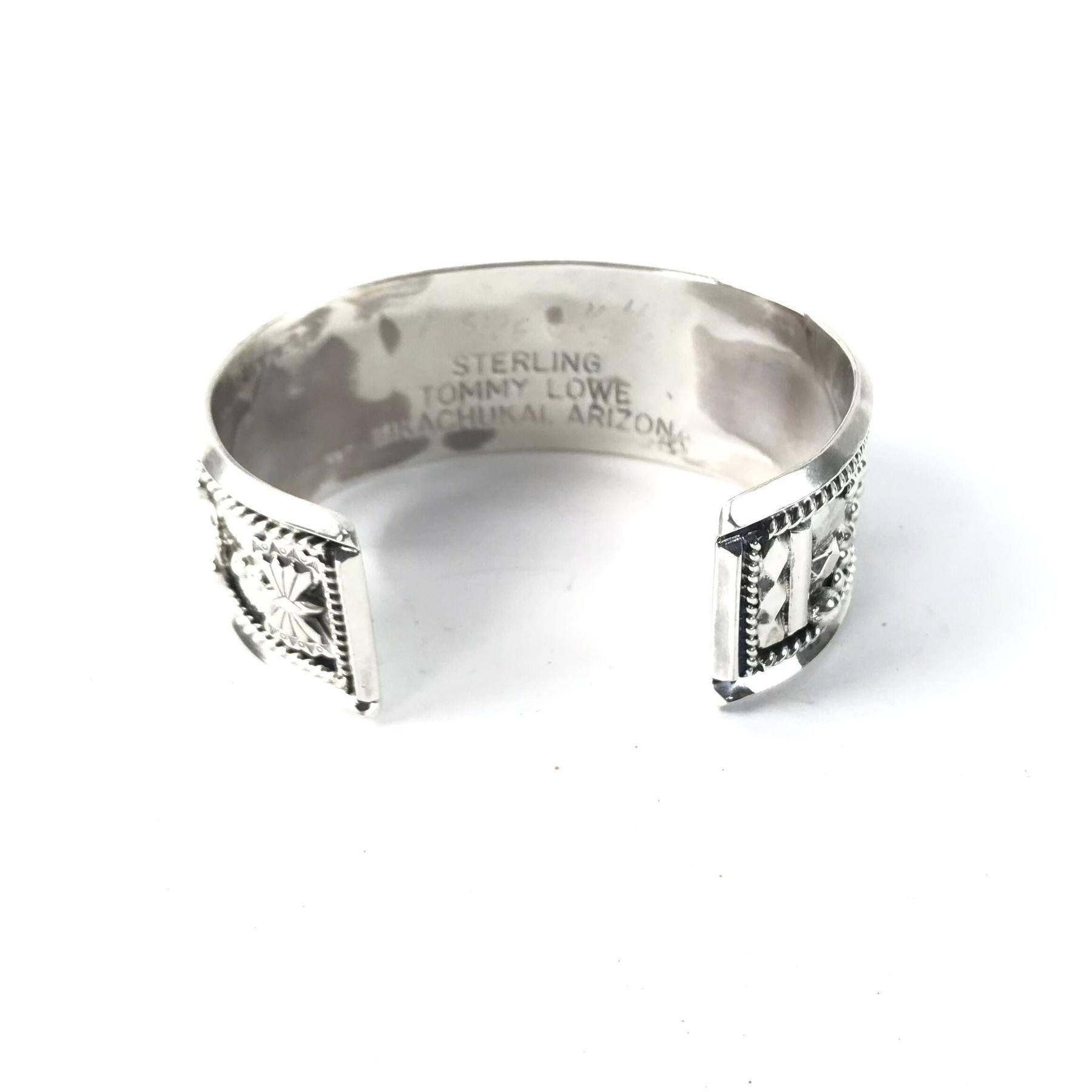 Tommy Lowe Square Turquoise Bracelet-Indian Pueblo Store