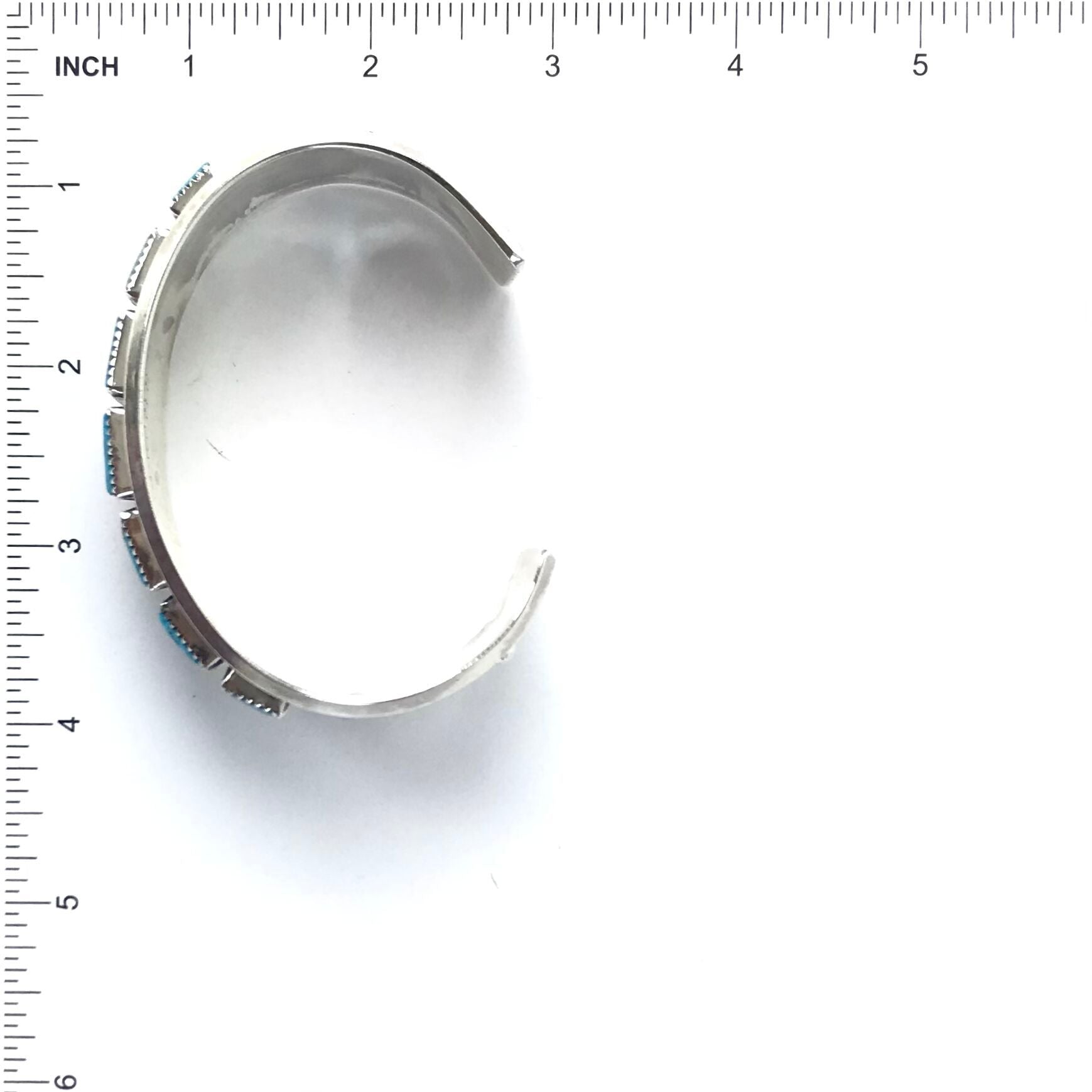 Tommy Lowe Square Turquoise Bracelet-Indian Pueblo Store