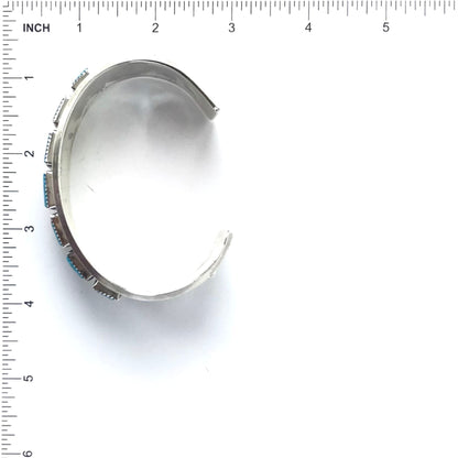 Tommy Lowe Square Turquoise Bracelet-Indian Pueblo Store