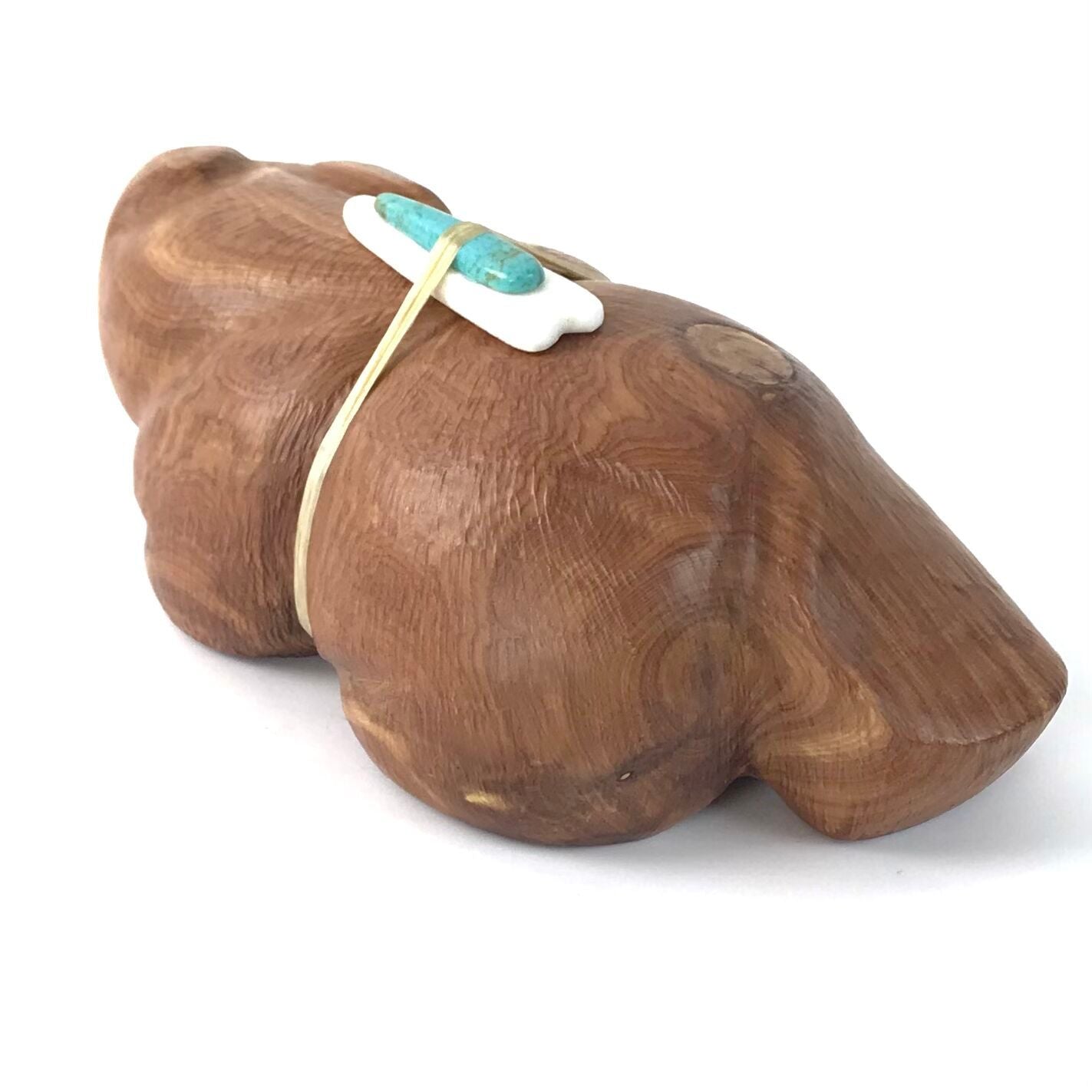 Herbert Halate Large Cedar Bear Fetish Carving-Indian Pueblo Store