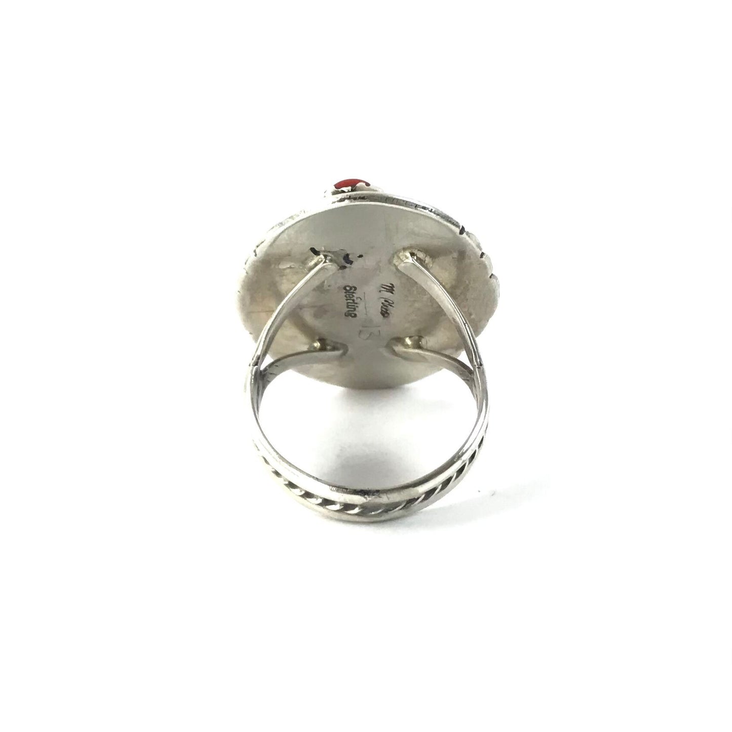 Margie Chee Coral Cluster Ring-Indian Pueblo Store
