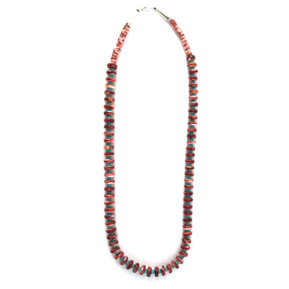 Robert L. Coriz Spiny Oyster Shell and Turquoise Necklace and Earring Set-Indian Pueblo Store