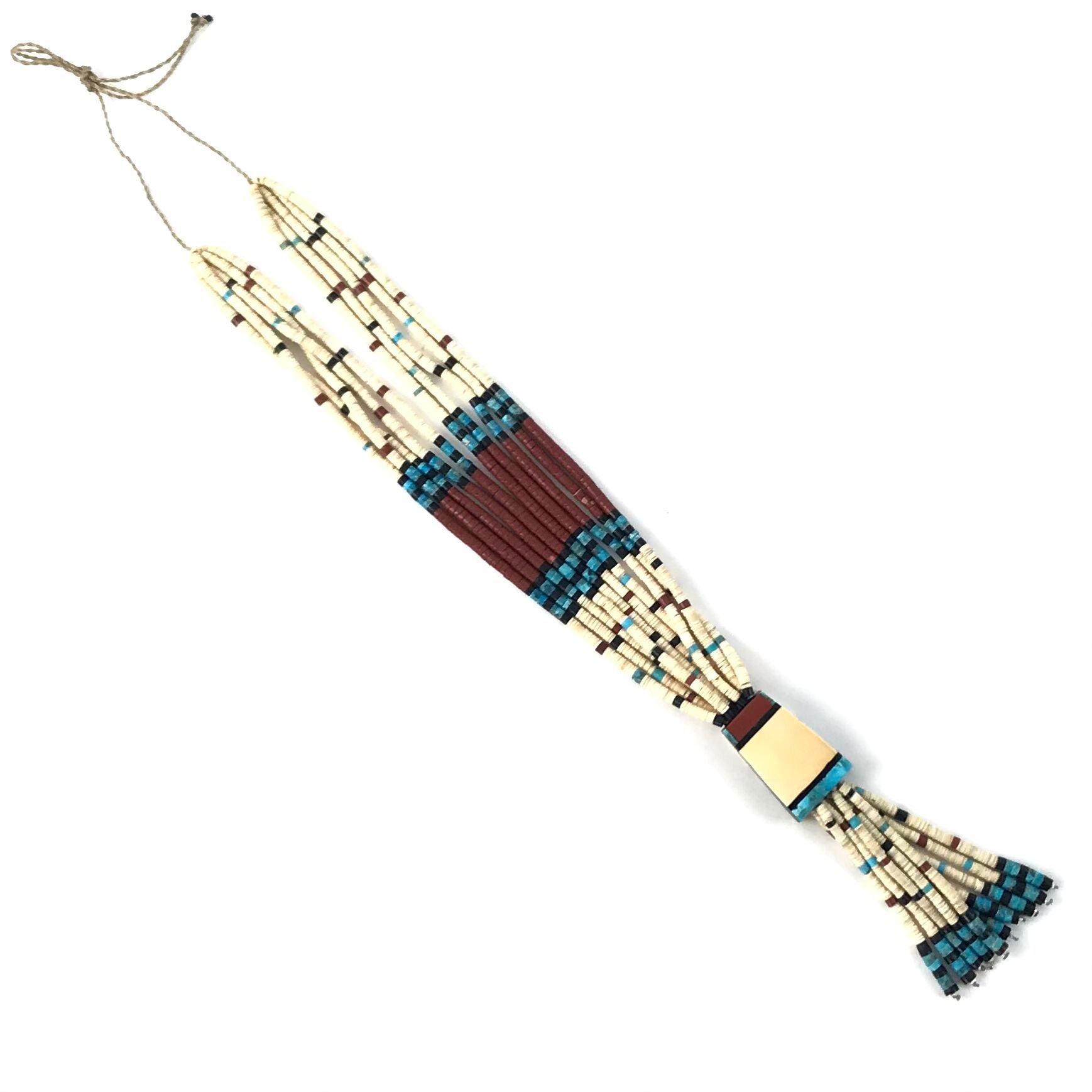 Torevia Melon Shell Ceremony Necklace-Indian Pueblo Store