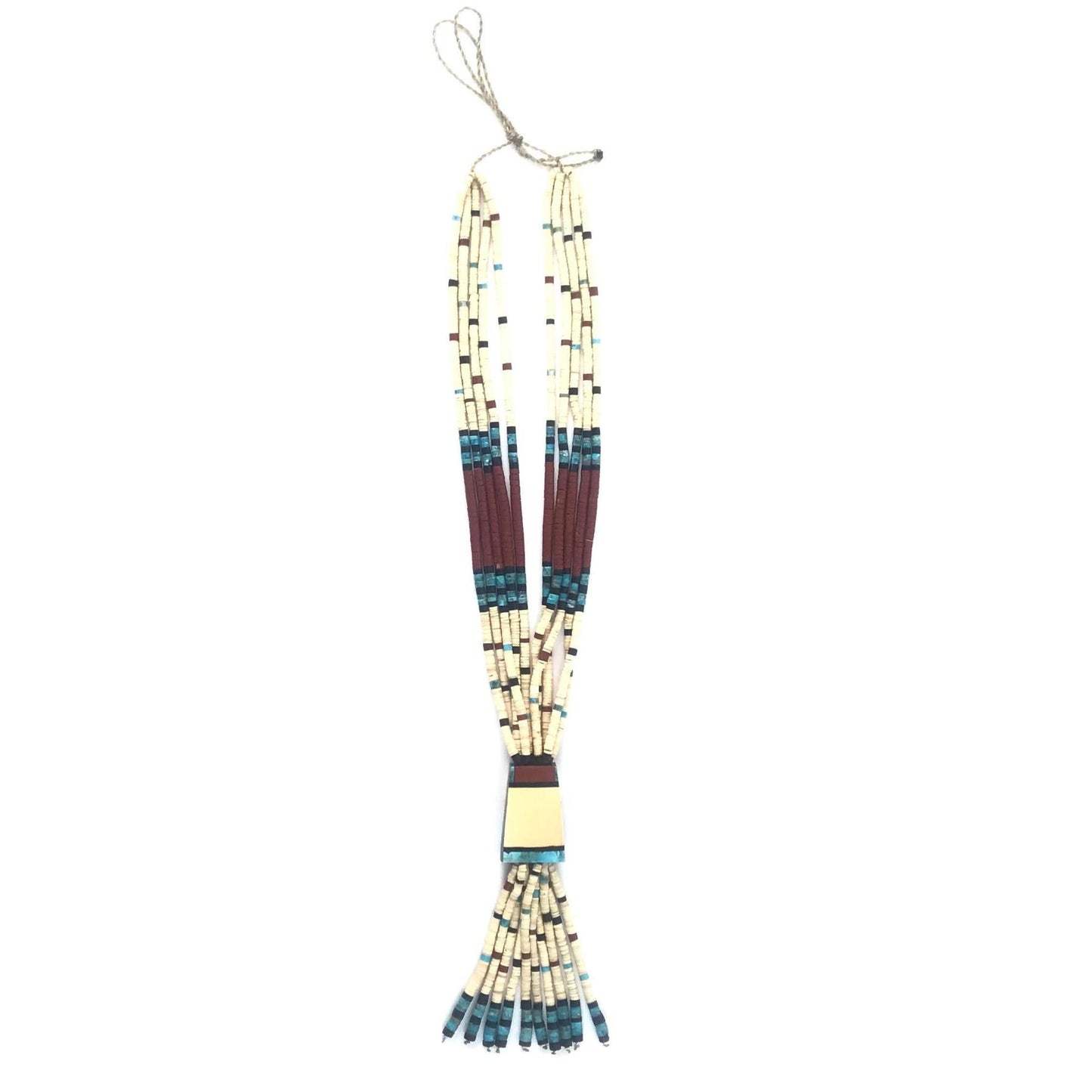 Torevia Melon Shell Ceremony Necklace-Indian Pueblo Store