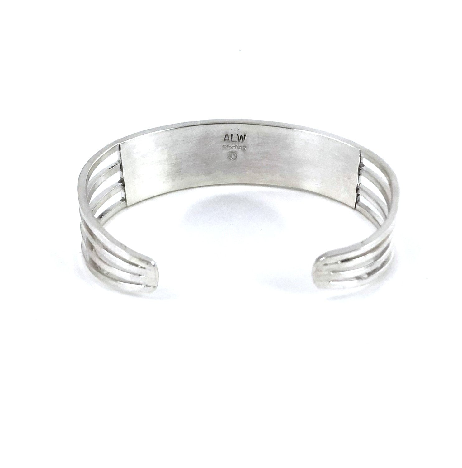 Anson Wallace Triple Row Inlay Bracelet-Turquoise-Indian Pueblo Store