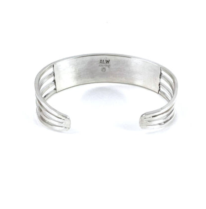 Anson Wallace Triple Row Inlay Bracelet-Turquoise-Indian Pueblo Store