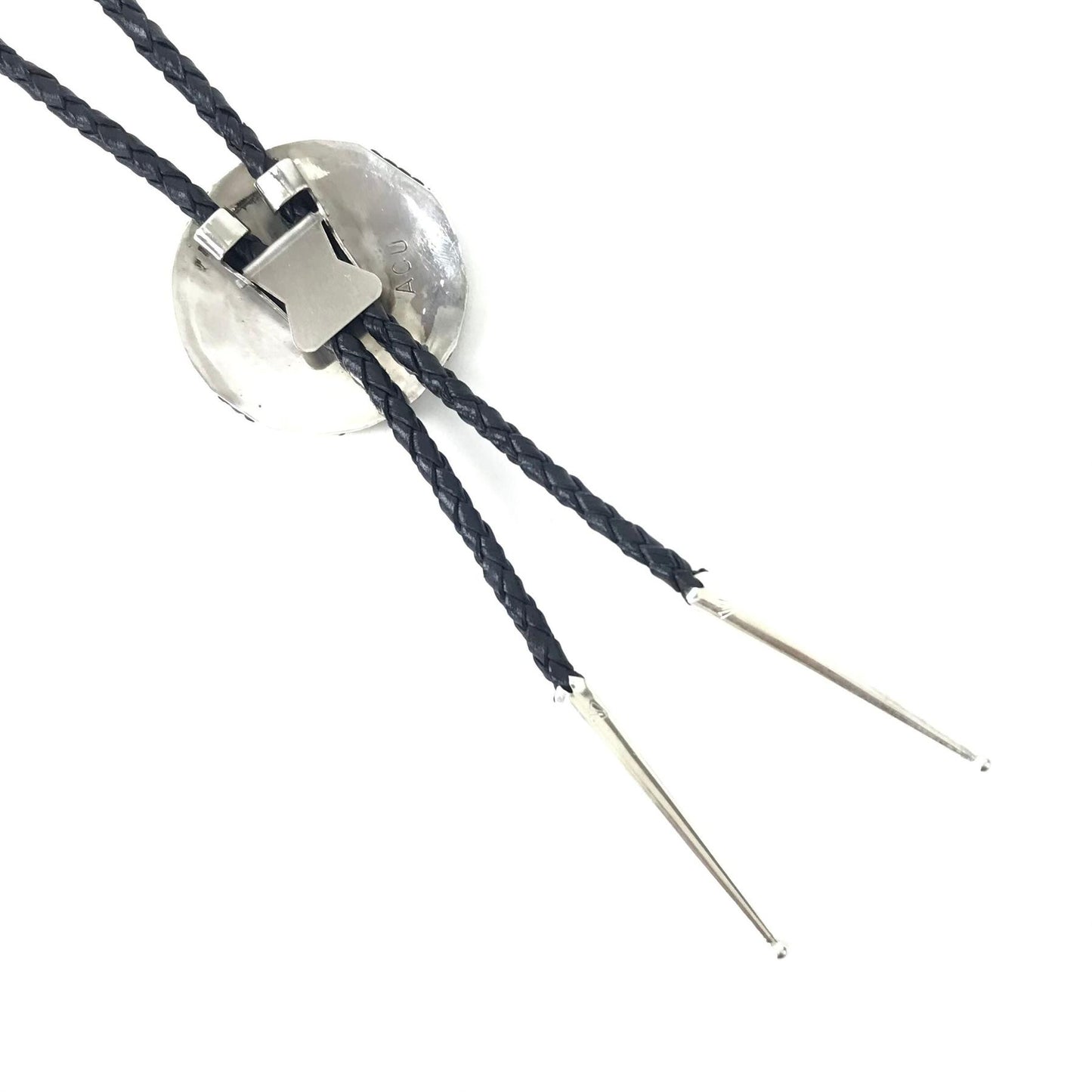 April Unkestine Inlay Sunface Cluster Bolo Tie-Indian Pueblo Store