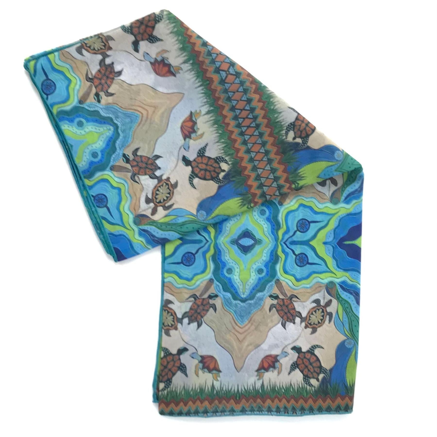 Michelle Tsosie Sisneros Chiffon Scarves-Indian Pueblo Store