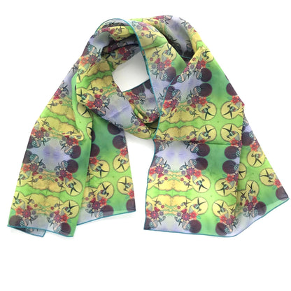 Michelle Tsosie Sisneros Chiffon Scarves-Indian Pueblo Store